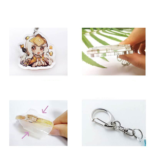 Juego acrílico <span class=keywords><strong>Anime</strong></span> colgante lindo Barbatos dormir Genshin llavero <span class=keywords><strong>Cosplay</strong></span> dibujos animados bolsa llavero regalo teléfono móvil encanto llaveros - Product Image 2