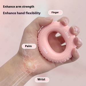 Cincin silikon olahraga, cincin silikon latihan kekuatan ganda untuk latihan rehabilitasi alat pelatihan kekuatan khusus - Product Image 2