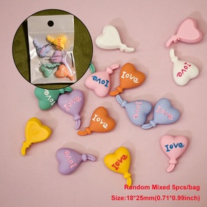 Paso Sico colorido amor corazón grandes alas DIY Nail Art accesorios Kawaii resina <span class=keywords><strong>uñas</strong></span> encantos para el Día <span class=keywords><strong>de</strong></span> San Valentín - Product Image 3