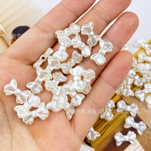 ลูกปัดอะคริลิคทรงโบว์ผีเสื้อ ขนาด 9x15 มม. สำหรับงาน DIY เครื่องประดับ สายคล้องโทรศัพท์ อุปกรณ์ตกแต่งเล็บ - Product Image 1