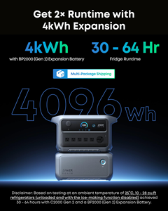 Anker SOLIX BP2000 Expansion <b>Battery</b> Gen 2 2046Wh <b>Backup</b> <b>Battery</b> for C2000 Gen 2 Home Emergency Power System - Product Image 6
