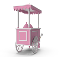 Chariot de supermarché électrique, avec roues, kiosque, robot alimentaire, pour bonbons, en coton