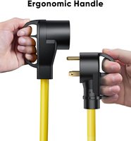 TT-30P 30 Amp à 14-50R 50 Amp RV adaptateur cordon 3 broches RV M prise à 4 broches générateur sortie femelle prise STW 10 AWG