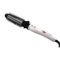 Lisseur de cheveux professionnel portable électrique à ions négatifs avec revêtement céramique LED et peigne à air chaud pour usage hôtelier et domestique