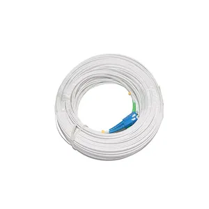 50m 4 thép 2 lõi FTTH sợi quang thả Cáp giá tốt nhất sợi quang Patchcord với SC FC LC ST APC UPC kết nối