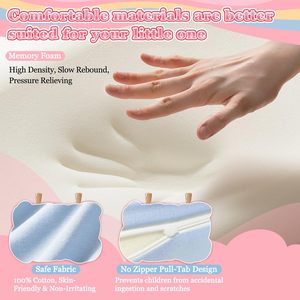 Coussin incliné anti-régurgitation pour bébé, pliable, fermeté moyenne, coussin de soutien pour allaitement nouveau-né, bleu - Product Image 5