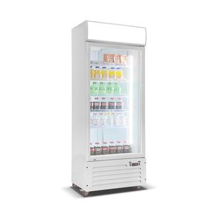 Ventilateur de refroidissement sans gel affichage de <span class=keywords><strong>boisson</strong></span> froide réfrigérateur Commercial vertical porte en verre unique équipement de réfrigérateur - Product Image 5