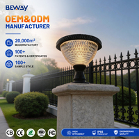 Lampes solaires intégrées à LED pour portail, production chinoise, colonnes lumineuses, interrupteur automatique, 30 watts, batterie sécurisée