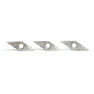 VBGT160402-PF ST550 SHANGTWK Cermet Insert PF Chipbreaker for Steel Stainless Steel Precision Finishing - Product Image 1