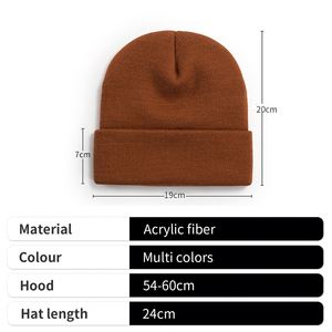 Bonnet dôme tricoté en acrylique doux pour homme, collection hiver, fabriqué en Chine - Product Image 3