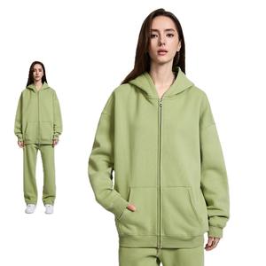 Felpa con Cappuccio Oversize da Uomo Personalizzata di Alta Qualità, 100% Cotone, con Doppia Zip, Stampa Digitale e Finitura Tinta Unita - Product Image 5