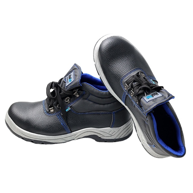 For Best Quality Steel Toe Safety Boots Black Men's Working Boots for Construction & Mining Industry