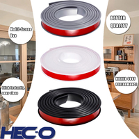 Bande de bordure en PVC autocollante en forme de U avec un design moderne pour une utilisation sur les portes, insonorisante et facile à installer