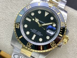 Reloj DE BUCEO dorado de dos tonos de 40mm de gran calidad, acero inoxidable 904L, CleanFETA 3135, movimiento, acero inoxidable zafiro - Product Image 2