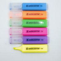 Bestationery – Ensemble de surligneurs à pointe souple parfumés, colorés, personnalisables avec logo, pour promotion, en vrac, fabriqués en Chine