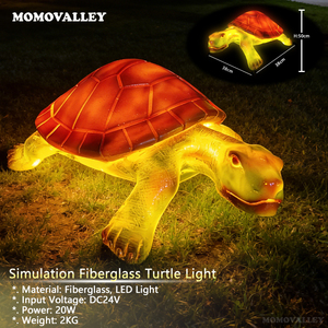 مصباح حديقة LED منخفض الفولتية على شكل حلزون أو سلحفاة من موموفالي، إضاءة دافئة بيضاء فائقة السطوع لتزيين الفيلات والساحات الخارجية - Product Image 2