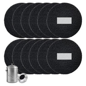 Filtros Absorbentes de Olor de Carbón de Bambú para Basurero, Reutilizables, de Fibra de Carbón Activado con Respaldo Adhesivo - Product Image 4