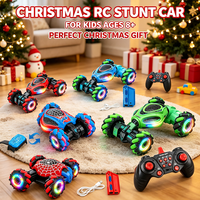 HOSHI 1611 PRO Coche de Acrobacias RC a Escala 1:18, 2.4G, Control Remoto de 100M, 4WD, Vehículo de Giro de 4 Canales, Camión Monstruo RC para Navidad