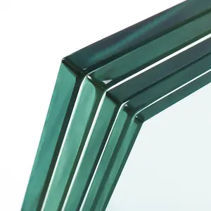 China Shahe 3mm 4mm 5mm 6mm 8mm 10mm tempered glass toughened glass for building roof window glass