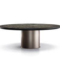 Table à manger ronde en marbre Meubles d'hôtel Table à manger de luxe en gros pour meubles de restaurant d'hôtel