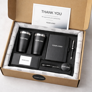 Set de Regalo Corporativo Personalizado: Caja de Regalo para Orador de Eventos con Vaso, Cuaderno, Bolígrafo de Firma y Placa - Product Image 5