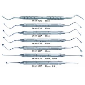 Китайский поставщик, высококачественные стоматологические инструменты, имплантаты, костные экскаваторы, хирургическая ложка, кюретки - Product Image 2