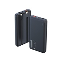 Batterie externe portable ultra-fine OEM 10000mAh 22.5W à charge rapide 20000mAh 30000mAh 50000mAh avec câbles