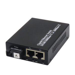 Convertidor de Medios Gigabit SC de Venta Caliente, Dos Transceptores Ópticos 1310nm 1550nm Monomodo, 1 RJ45, Convertidor de Medios WDM - Product Image 3