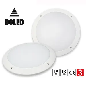 BQLED SAA CE ROHS IP65 IK10 Round ABS+PC Material Modern Surface Mount LED Ceiling Light