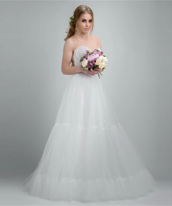 Customize Tiered <strong>Wedding</strong> <strong>Dress</strong> <strong>Hippie</strong> Boho Beach Bridal Gown Ivory Bohemian <strong>Wedding</strong> <strong>Dresses</strong> Handmade Bridal Gown - Product Image 6