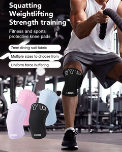 Genouillère de sport en néoprène respirant et fin de 7 mm pour la musculation et la sécurité sportive - Product Image 5