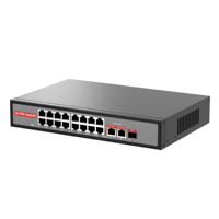 Sakelar langsung pabrik OEM 10/100Mbps sakelar POE Gigabit 4 8 16 24 Port 48V POE Switch Ethernet RJ45 250 Meter sakelar jaringan
