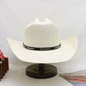 Sun Protection Sombreros Paper Beach <b>Hat</b> Wholesale Wide Brim Western Style <b>Straw</b> Cowboy <b>Hats</b> for Men Adult - Product Image 6