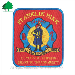 <strong>Customization</strong> Fire Department Machine Embroidery <strong>Patches</strong> <strong>Hook</strong> &amp; <strong>Loop</strong> <strong>Patches</strong> - Product Image 4