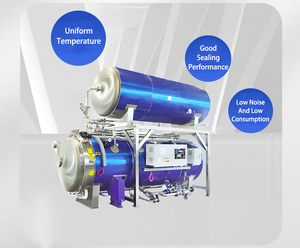 Autoclave Industriale per la Sterilizzazione di Sgusciati di Sgombro in Scatola, Macchina per la Sterilizzazione di Lattine, Attrezzatura per la Sterilizzazione a Caldo Retort - Product Image 3