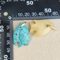 Pendentif Poisson Tropical Sculpté en Cristal, Quartz Rose, Sodalite, Turquoise – Breloques pour Fabrication de Colliers et Bijoux – Vente Chaude