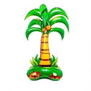 Luau été <span class=keywords><strong>piscine</strong></span> jeu fête palmier boules de plage banane feuille ballons pack ananas lunettes colliers photo accessoires ensemble - Product Image 4