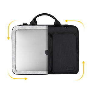 Borsa per laptop antiurto cartella per notebook da 13 pollici borsa per computer bagpack borsa per bagagli design borsa a tracolla impermeabile per <span class=keywords><strong>uomo</strong></span> per <span class=keywords><strong>dell</strong></span> - Product Image 2