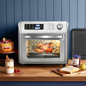 Four à friture numérique grande capacité 26L, intérieur en acier inoxydable, sain, sans huile, appareil de cuisson domestique tout-en-un - Product Image 2