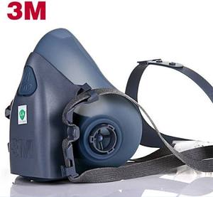 正品 3M 7502 优质硅胶半面罩，中号可重复使用呼吸器防毒面具，提供终极舒适感 - Product Image 4