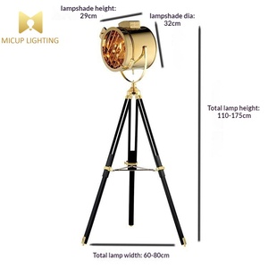 <span class=keywords><strong>Lampadaire</strong></span> LED de <span class=keywords><strong>style</strong></span> <span class=keywords><strong>industriel</strong></span> rétro nordique, lampe verticale décorative pour chambre à coucher, bureau, salon - Product Image 5