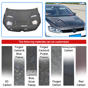 ASP STYLE CARBON-FASER MOTORHAUBE für VW GOLF 7 MK7 für VOLKSWAGEN GOLF MK7 CARBON-KAROSSERIE-KIT - Product Image 4
