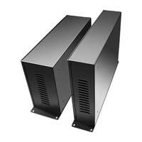 Nouveau boîtier de serveur en acier noir de 19 pouces 1U 2U 3U pour montage en rack, boîtier métallique pour équipement de communication