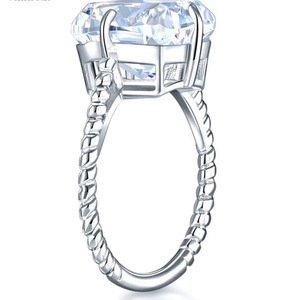 Anello Minimalista con Grande Zircone per Donna, Elegante Gioiello per Uso Quotidiano e Banchetti, Regalo di Moda - Product Image 2
