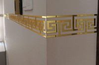 YOUYIZUO miroir carrelage autocollant brique papier peint 3D Stickers muraux décoration de maison miroir 3D imperméable autocollant mur de sol
