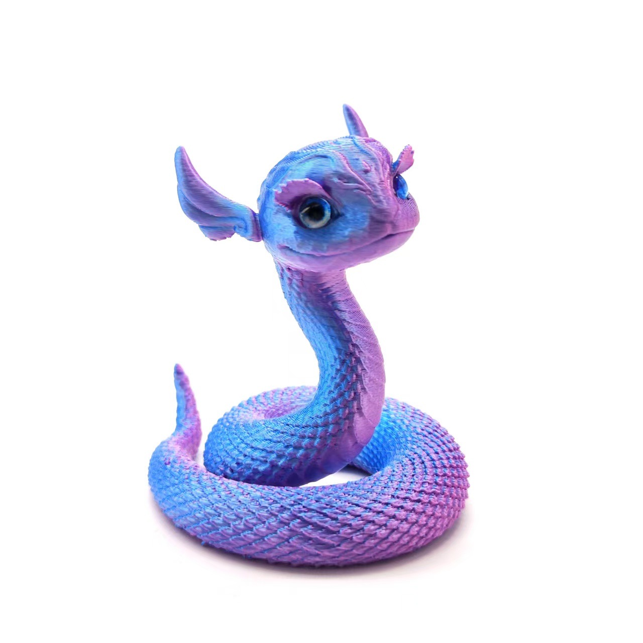Pink blue-swallow day python
