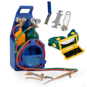 Kit de soudage industriel miniature, torche à souder en laiton, kit de bouteille de gaz industrielle portable, sac de transport, soudage de style américain - Product Image 3