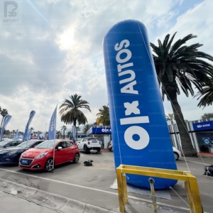 Tótem Inflable Gigante de 3m con Logotipo Personalizado, Pilar Publicitario Inflable con Iluminación LED para Circo, Carnaval, Decoración de Eventos, Fiestas, Promoción - Product Image 4