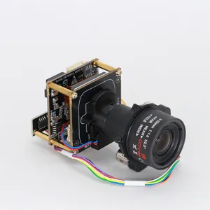 双Ip摄像机模块闭路电视5.0Mp 30Fps 1/1.8英寸，适用于IMX385 + Gk7605V100 6-22毫米镜头模块摄像机SIP-K335G6-0622