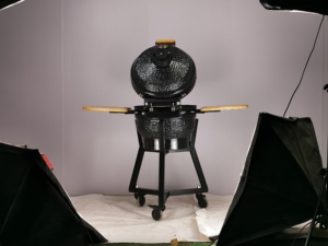 Griller robuste Barbecue 16 pouces Parillas Bbq <span class=keywords><strong>Kanka</strong></span> turc Portable Grill charbon de bois extérieur jardin céramique Kamado Grill - Product Image 2